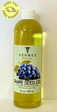 GRAPE SEED OIL by HERMES ORGANIC COLD PRESSED 12 oz