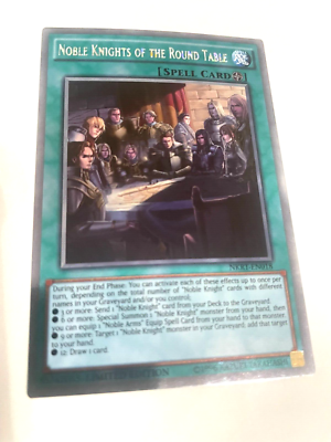 Noble Knights of the Round Table - NKRT-EN018 Limited Ed Platinum Rar NM  Yugioh! | eBay