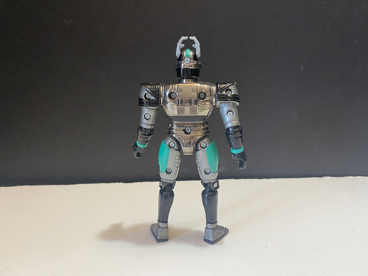 1997 Bandai Metallix Beetleborgs Mega Spectra Titanium Silver 6