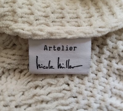 Nicole Miller Artelier Cable Knit Chenille Throw Blanket  display picture 1