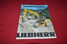 Liebherr Excavator Full Product Line Dealer's Brochure DCPA9