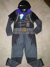 Mens FORTNITE 1pc Fleece Hooded Pajamas Size L- NEW 