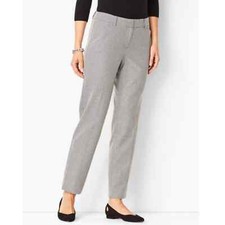 Talbots Hampshire Ankle Pants In Dobby Size 8