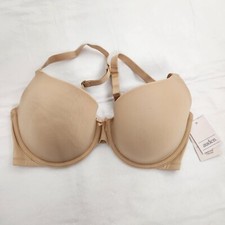 Auden Bra 32DD Beige Demi Coverage Everyday Lightly Lined T-shirt Bra Underwire