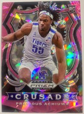 Precious Achiuwa RC 2020-21 Prizm Draft Picks Pink Ice Crusade Prizm #88 Raptors