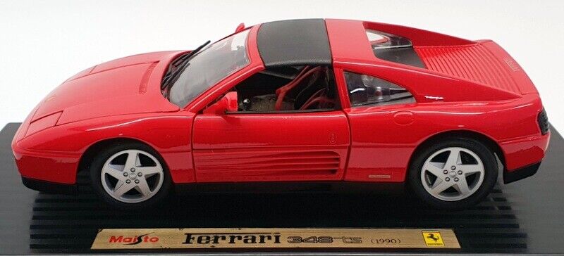 Maisto 1/18 Scale 804B - 1990 Ferrari 348 TS - Red | eBay