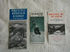 Whiteface Mountain Ski Center, Wilmington NY, Old Vintage Brochures, Lot of 3