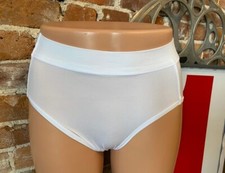 Breezies White Infinite Stretch Microfiber Hi-Cut Brief New Panty