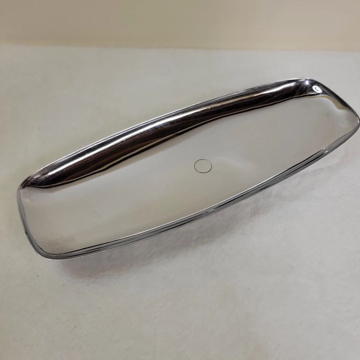 Vintage MCM Milbern Creations Chrome Oblong Serving Tray Wood Base-Danish  Modern | eBay