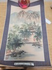 Vintage Chinese Watercolors Painting Scrolls x 4 — photo 3