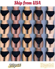 20ct Black Underwear Panty Briefs Clothes Pack For 12 inch Fashion Doll Use Wear