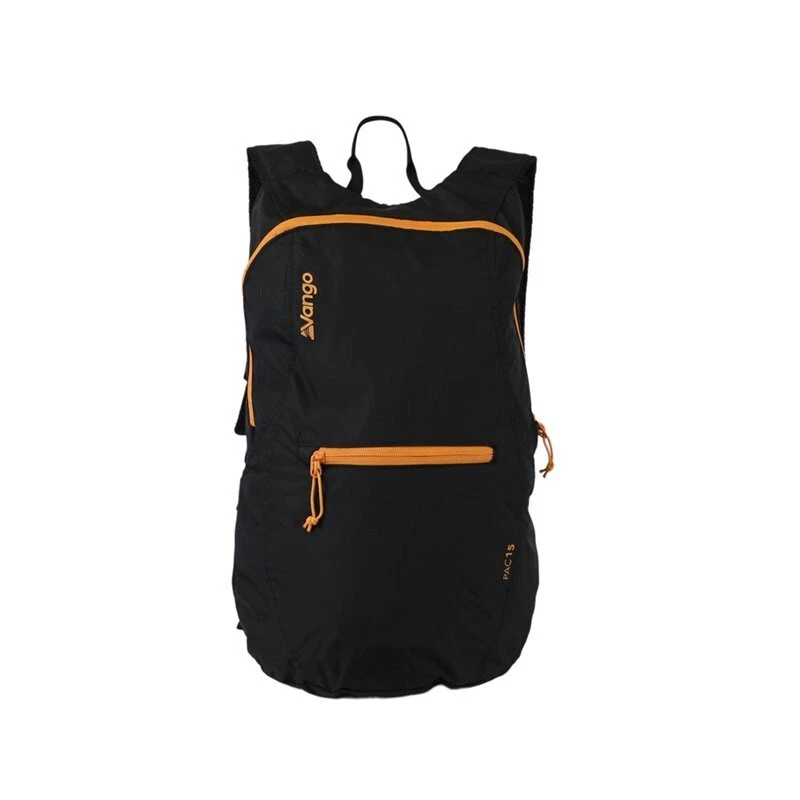 Mochila plegable empaquetable Vango Pac 15 - negra 15 litros Foto 2 de 4