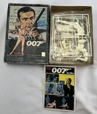 1962 James Bond 007 Dr. No Model Kit New Old Stock FREE SHIPPING