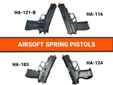 Top Quality Heavy Full Sized Airsoft Spring Pistols Kids Toy Hand Gun [Choose]