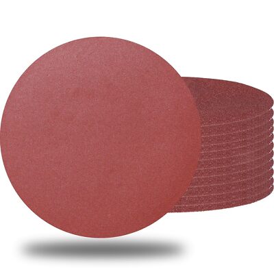 20 PCS 7 Inch 240 Grit Sanding Discs Sandpaper -7'' Hook-and-Loop Aluminum... 