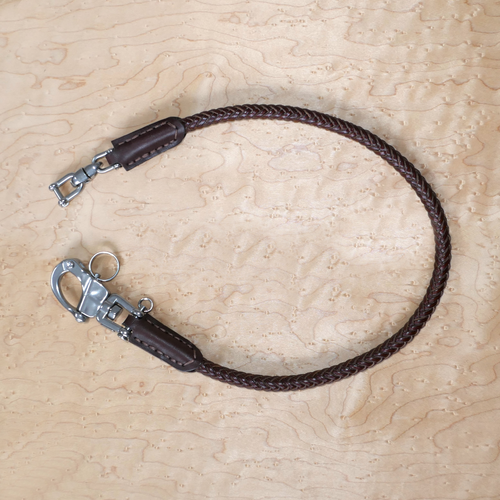 Hosenkette Leder Herren Edelstahl Schlüsselkette Lederband Leather Wallet Chain - Picture 6 of 14