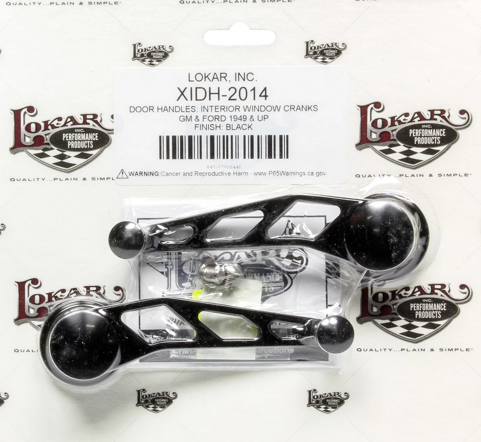 Lokar XIDH-2014, 2 Pack Black Aluminum Midnight Series Black Bi Llet Aluminum Wi - Image 3 of 4