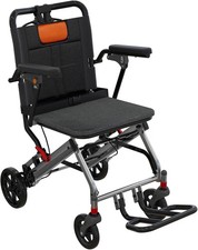 Ultra Lightweight Elderly Transport Wheelchair Weighs only 24 lbs