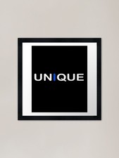 OBV - Unique 2 Framed Art Print Framed Wall Art Poster Canvas Print Picture