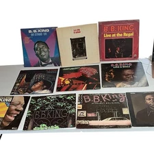 B.B. KING BLUES  Lot of  10 LP Vintage Vinyl 60s-80s