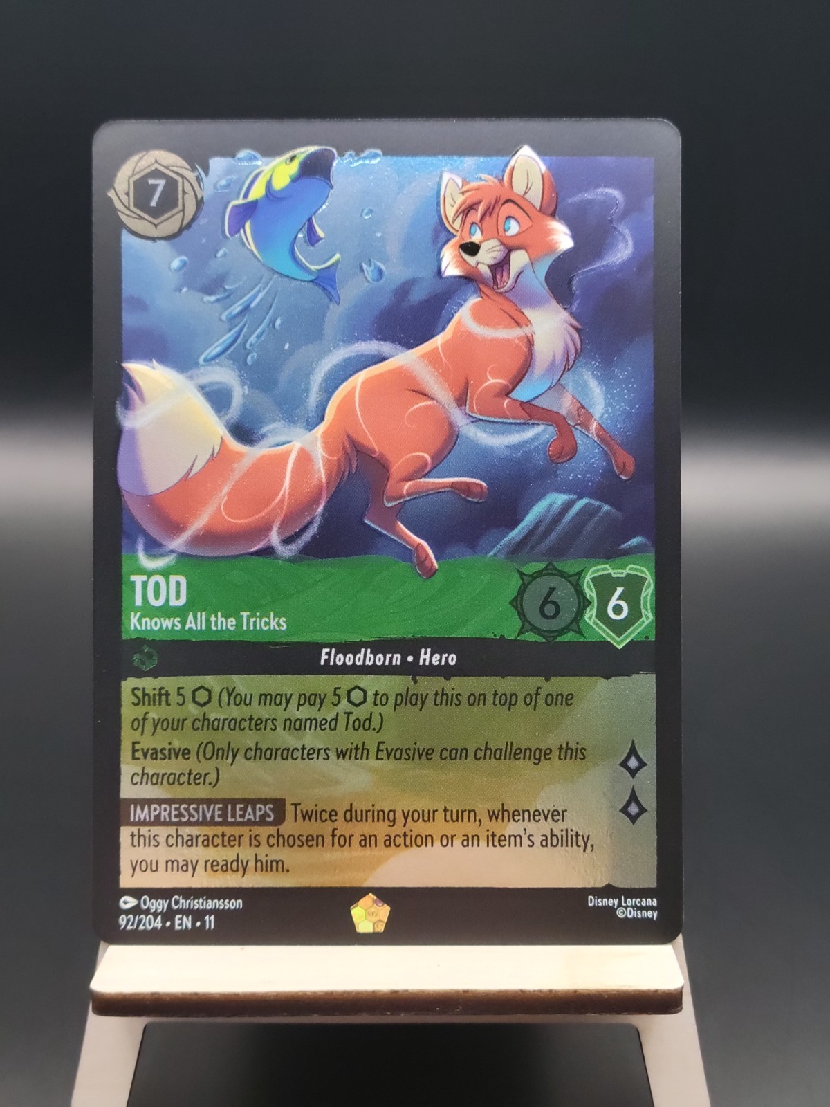 Tod: Knows All the Tricks (Cold Foil) 92/204 - Legendary - Lorcana: Winterspell