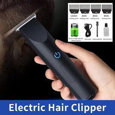 Men's Professional Eletric Trimmer Cordless Multi-Function Portable Home Clipper