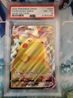 2020 Pokemon SWSH Vivid Voltage #044 FA Pikachu VMAX PSA 8 NM-MT