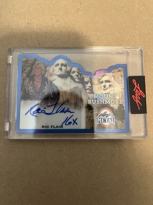 Leaf WWE WCW Ric Flair Auto MT. Rushmore /3 SSP With Inscription Legend HOF