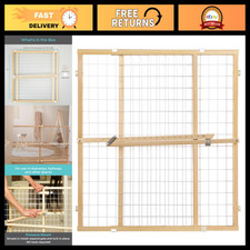 Extra-Wide Pressure Mounted Baby Gate for Doorways - Adjustable 29.5-50" Wide, 3