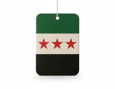 Auto-Lufterfrischer mit syrischer Flagge   Du...