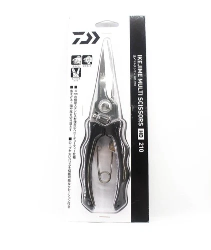 Daiwa HD-210 Ikejime Multi Scissors HD Black (0297)