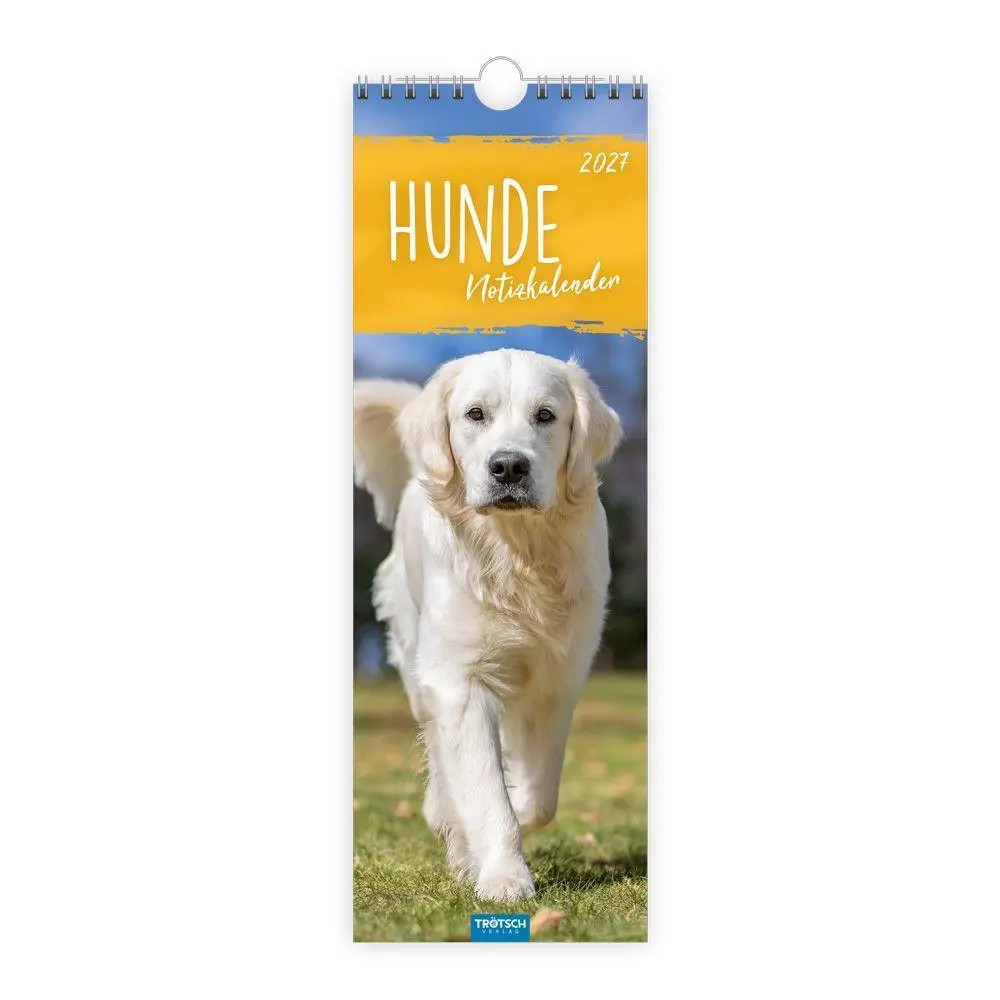TRÖTSCH - Streifenkalender Hunde 2027 Notizkalender | Wandkalender Notizkalender - Image 4