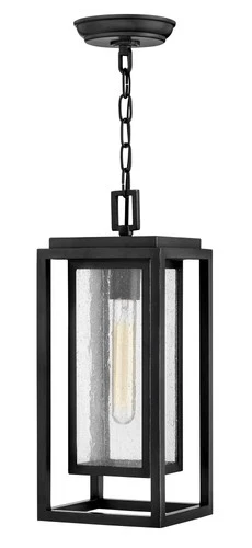 Hinkley Republic 16 3/4" High Black Outdoor Hanging Light - Picture 3 of 10