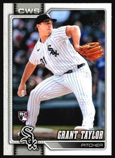 2026 Topps #49 Grant Taylor RC Chicago White Sox