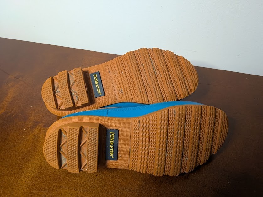 Pendleton wo. 7 Garden Clogs Blue Rubber Southwes… - image 4