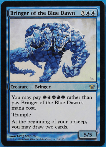 Bringer of the Blue Dawn FOIL Fifth Dawn PLD Blue Rare CARD (505511) ABUGames - Picture 1 of 2