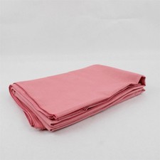 Unbranded Solid Baby Pink Color Woven Rectangle Fabric Tablecloth 50" x 68"