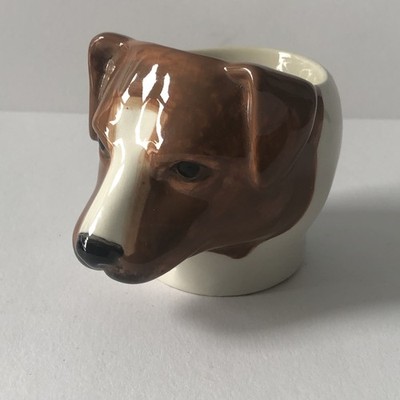 Jack Russell - Gesicht Eierbecher - Wachtel Keramik