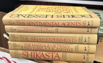 #ad Doris Lessing Canopus in Argos Archives Volumes 1 5 1st First Editions $149.99