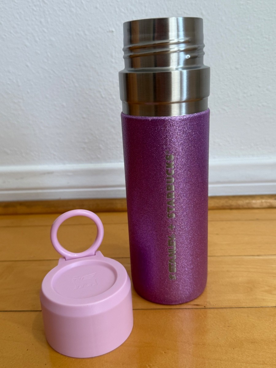 2024 STANLEY+STARBUCKS PINK GLITTER SPARKLE JAPAN METAL