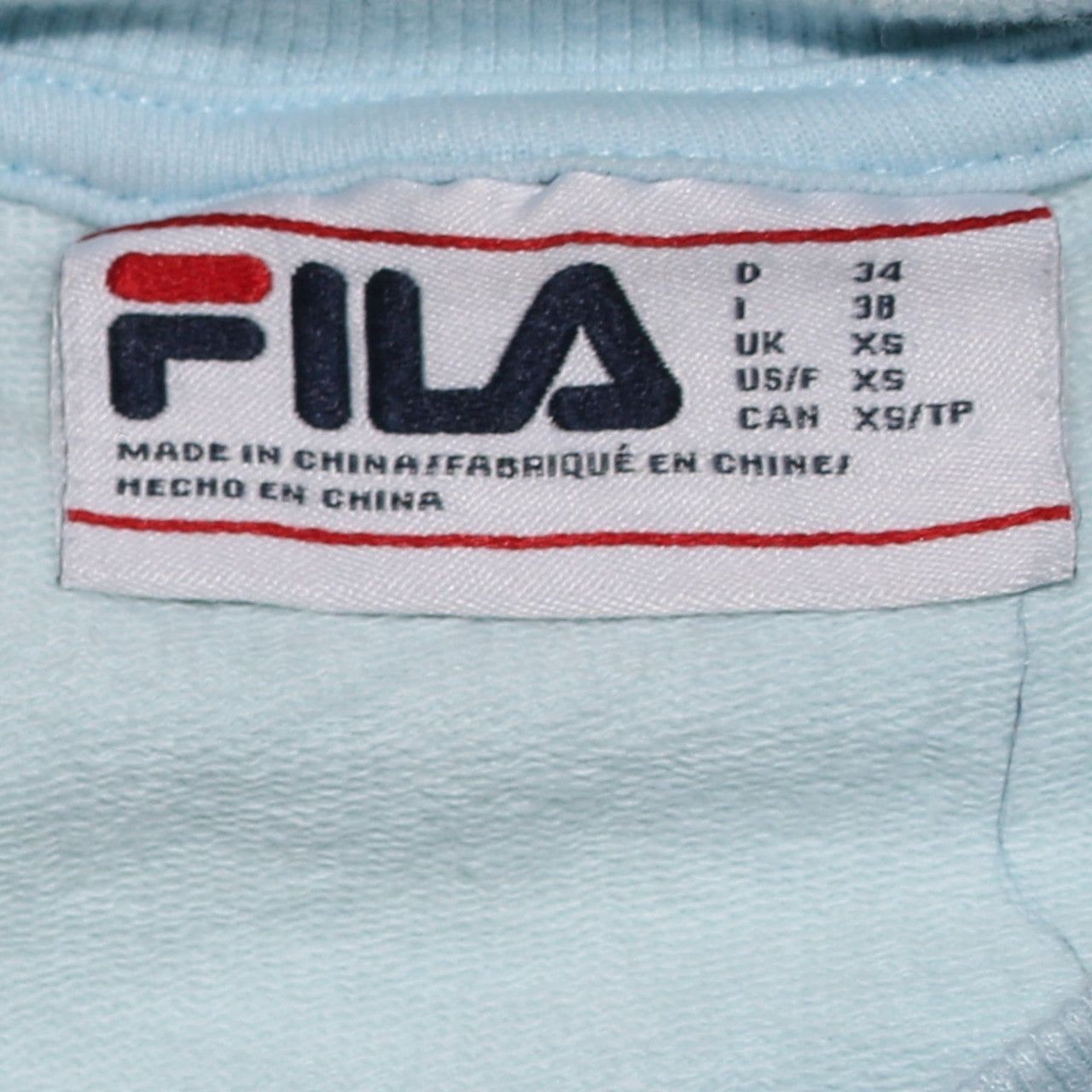Fila Blue Sweatshirt Mens Xs image 4