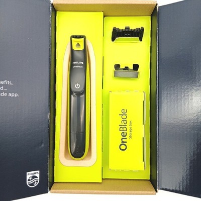 Philips Elektrorasierer Herrenpflege OneBlade Original Bartrasur Präzision Komfo