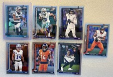 LOT OF (7) - 2025 Topps Chrome Football - Xavier Legette Refractor - All WR’s