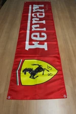 Ferrari Rosso Corsa Edition – Racing Banner - 180 × 45 cm (70.8” × 17.7”)