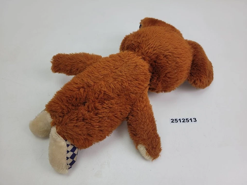 Kuscheltier Stofftier Maus Bär DDR Spielzeug Deko karierte Ohren & Füße #2512513 - Bild 4 von 4