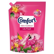After Wash Fabric Conditioner refill pouch, super saver pack Lily fresh varia...