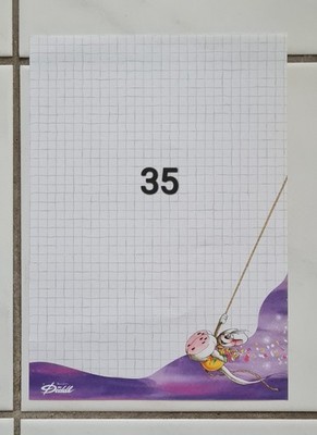 1x A5 Blatt - Nr. 35 - Blockfrisch