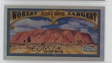 2021 Topps Allen & Ginter Chrome Mini World's Largest Uluru Rock #MWL-8 11o2