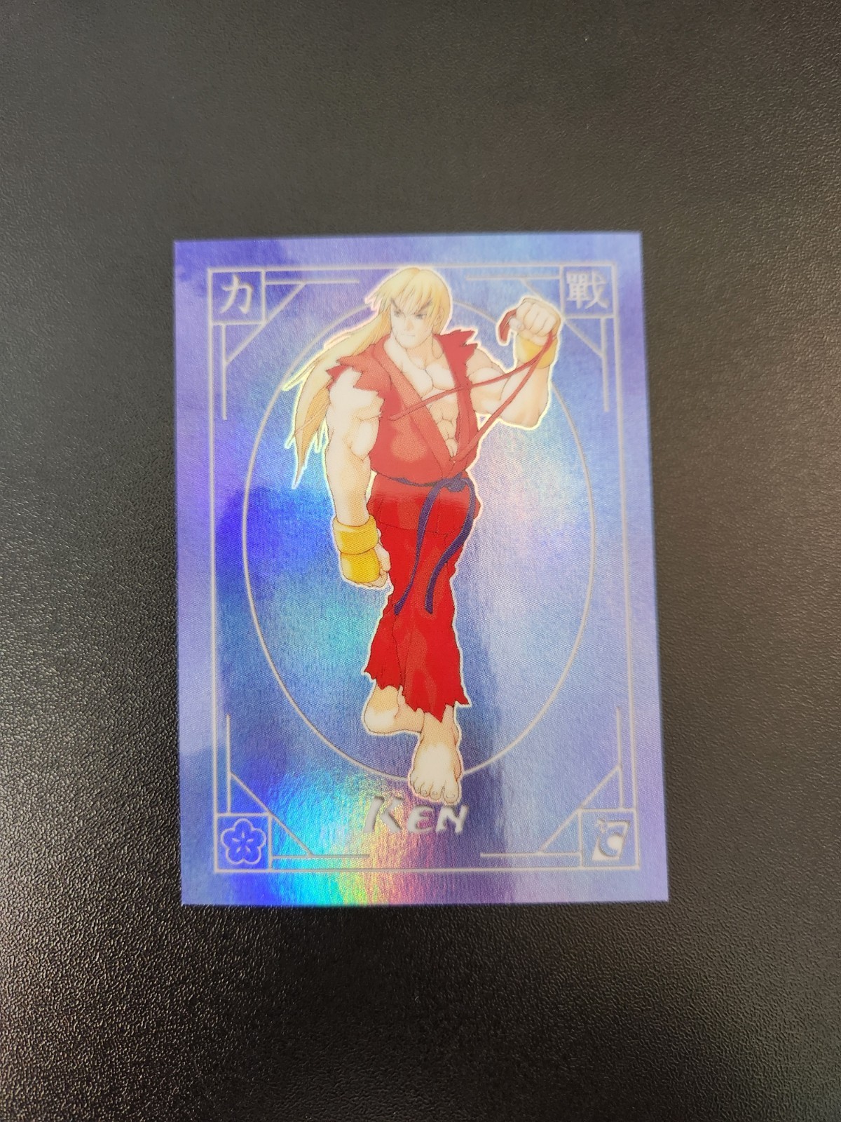 2025 Cardsmiths Street Fighter Alpha Ken #43 Rainbow Holofoil Parallel