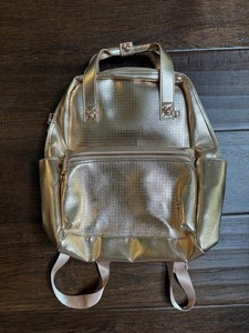 Rose Gold Disney Backpack Mickey Embellishments NWOT